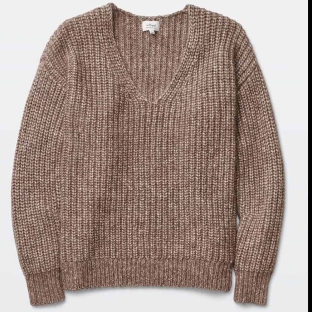 Wilfred Aritzia Balmont Alpaca blend sweater